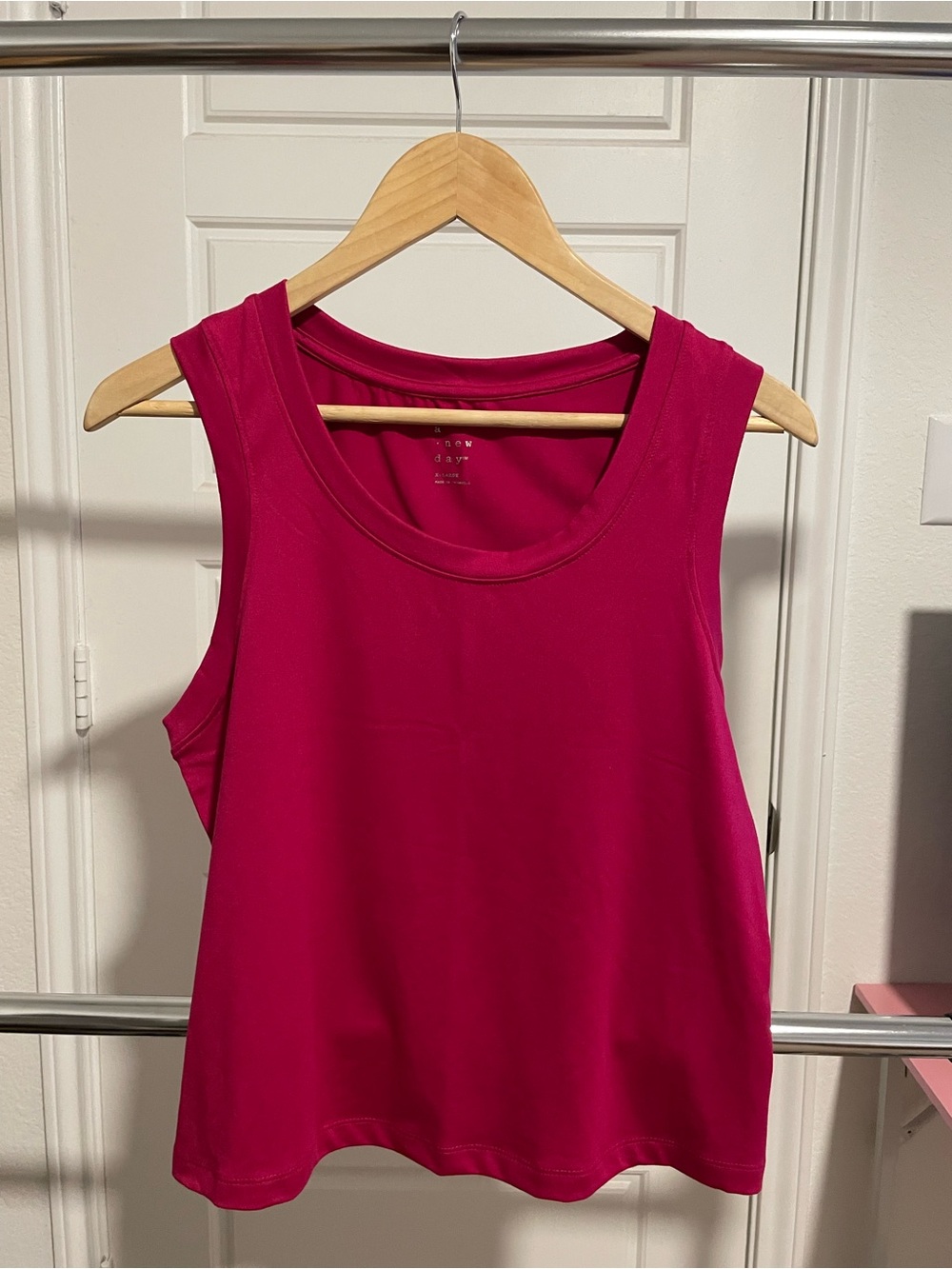 a new day Magenta Scoop Neck Tank Top